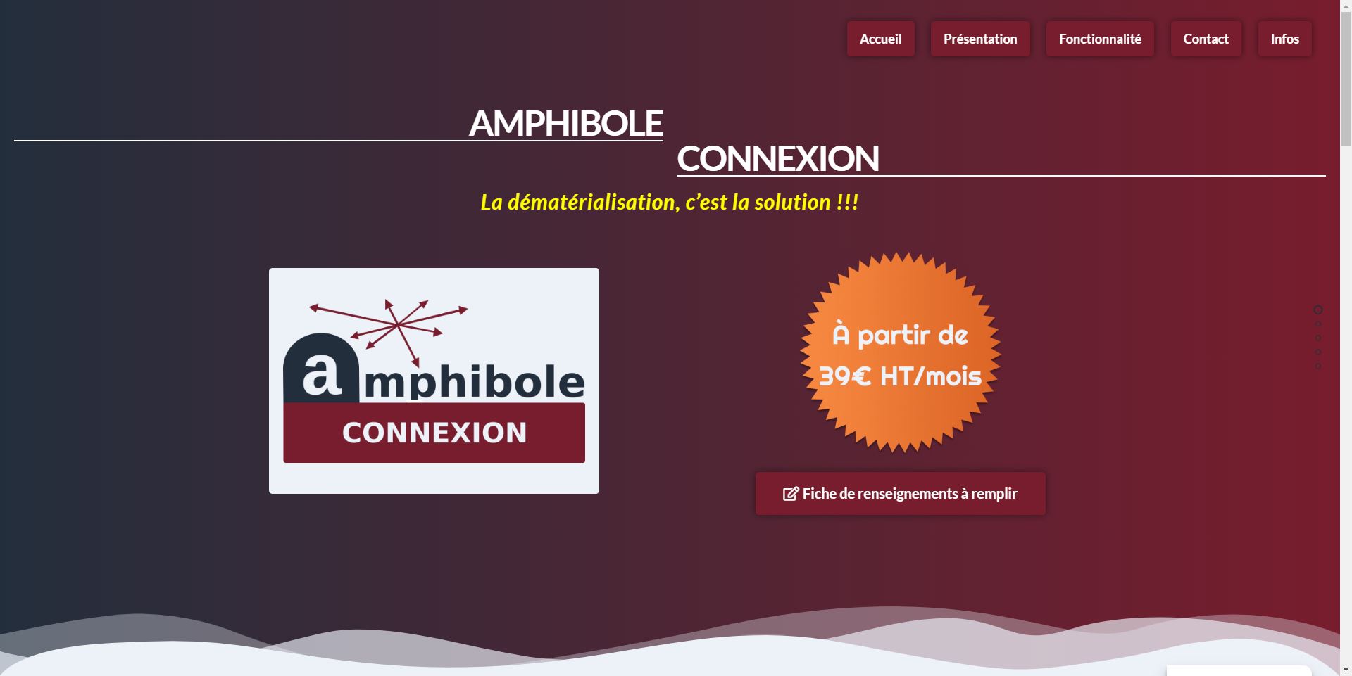 Lire la suite à propos de l’article Amphibole connexion Dématérialisation