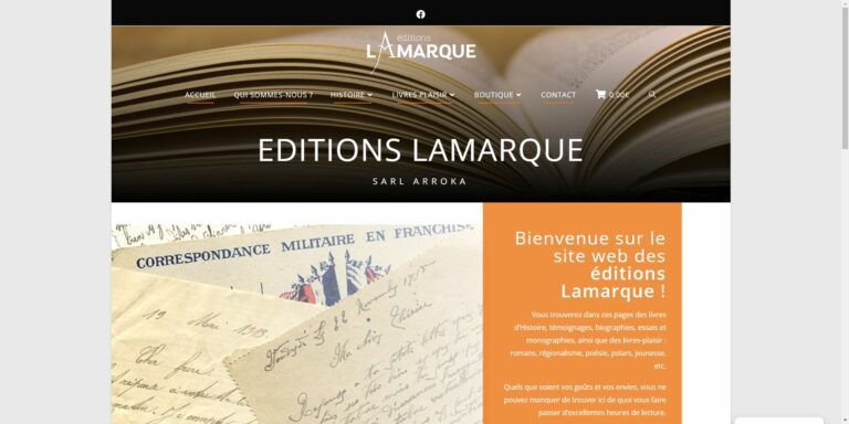 Lire la suite à propos de l’article Éditions Lamarque Éditeur