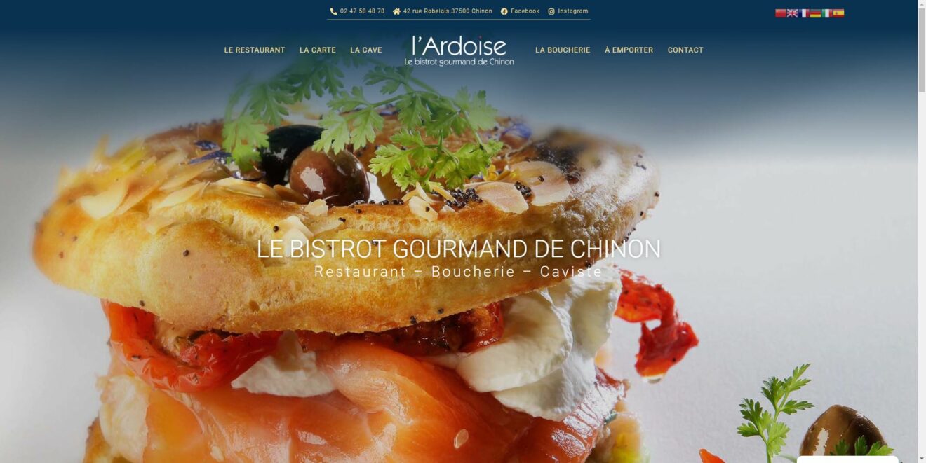 Restaurant L'Ardoise Visuellement