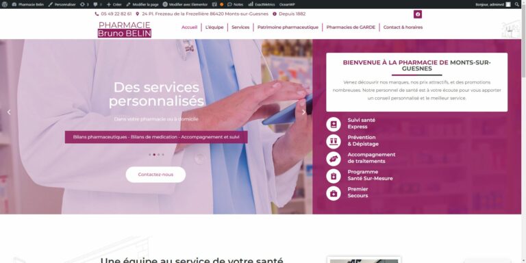 Lire la suite à propos de l’article Pharmacie Belin