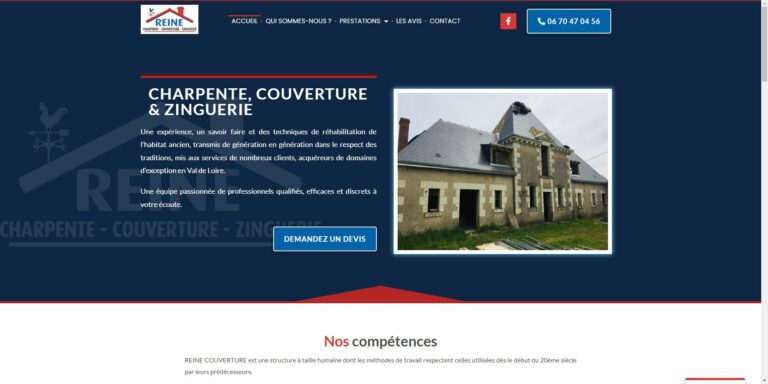 Lire la suite à propos de l’article Reine couverture Charpentier, couvreur