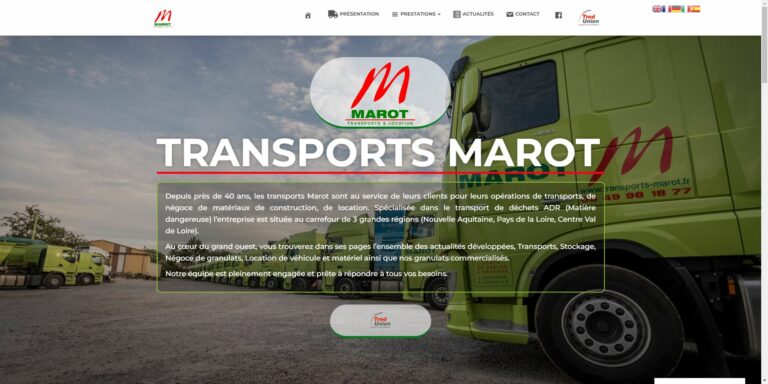 Lire la suite à propos de l’article Transport Marot Entreprise de transports et location