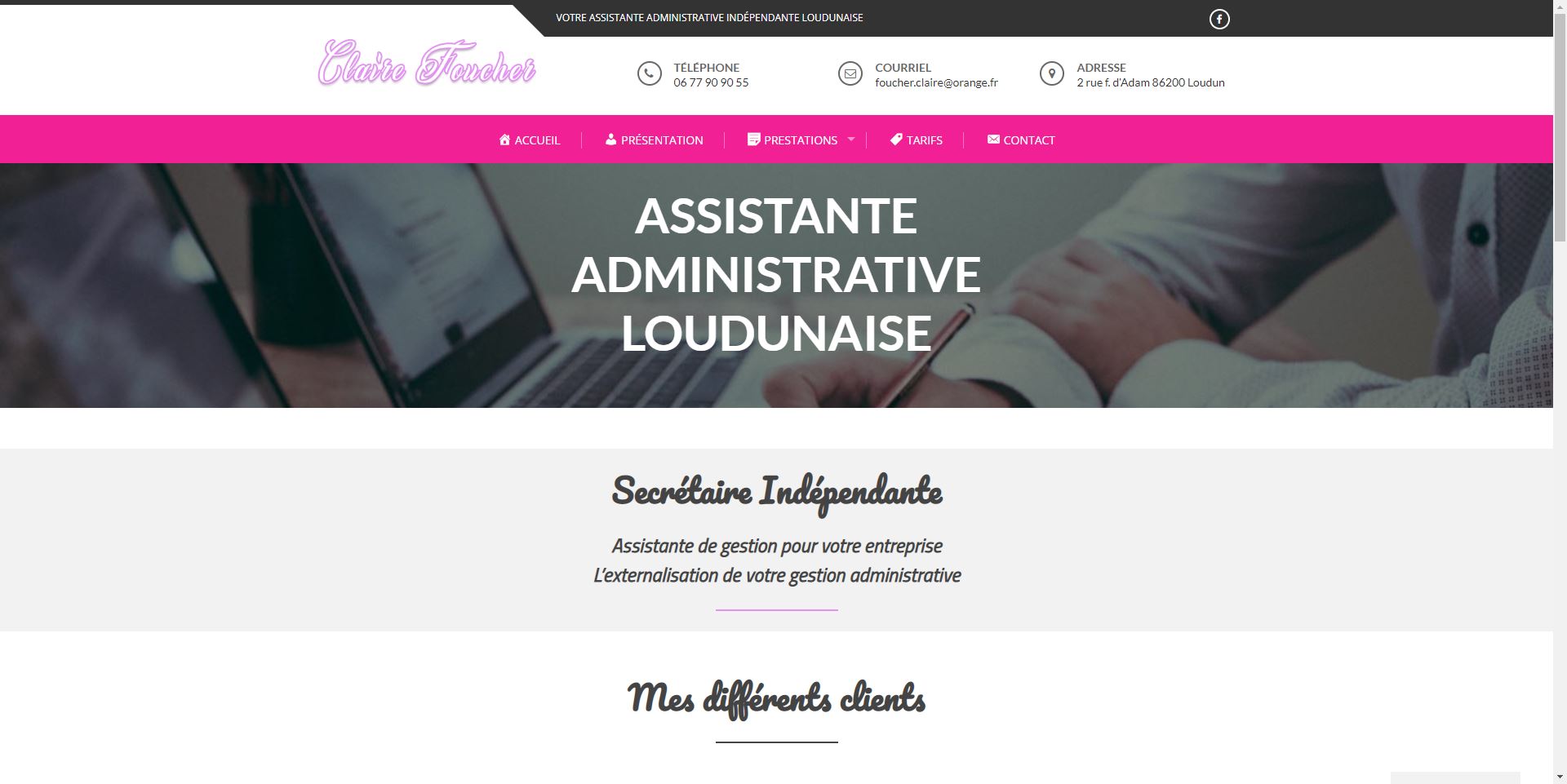 Lire la suite à propos de l’article Assistante administrative Claire Foucher