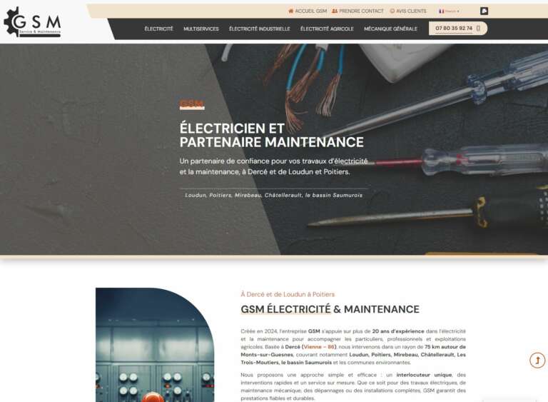 Lire la suite à propos de l’article GSM électricité – Mécanique générale & électricité