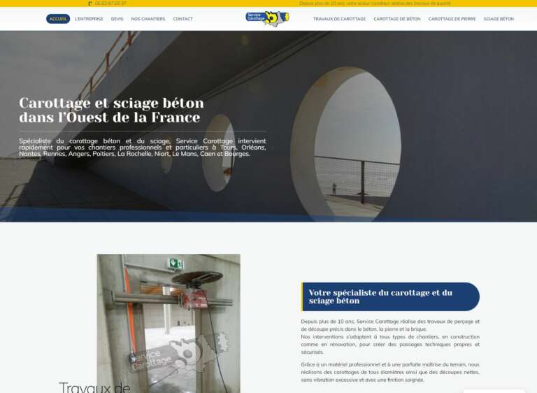 Lire la suite à propos de l’article Service carrotage